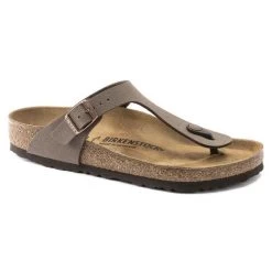 Birkenstock Mocha Gizeh Birkibuc Womens Sandals 0043751 -Vogue Shoes 0043751 1 resized