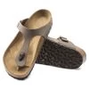 Birkenstock Mocha Gizeh Birkibuc Womens Sandals 0043751 1 Birkenstock Mocha Gizeh Birkibuc Womens Sandals 0043751 -Vogue Shoes 0043751 2 resized