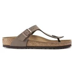 Birkenstock Mocha Gizeh Birkibuc Womens Sandals 0043751 -Vogue Shoes 0043751 5 resized