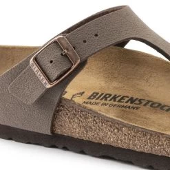 Birkenstock Mocha Gizeh Birkibuc Womens Sandals 0043751 -Vogue Shoes 0043751 6 resized