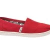 Toms Classic Slip-On Red Canvas Kids Casual 012001C13-RED