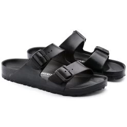Birkenstock Black Eva Arizona Essentials Comfort Slide On Sandals 0129421 -Vogue Shoes 0129421 4