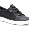 Ecco Soft 7 Black Leather Women's Sneaker 430003-01001 -Vogue Shoes 01 430003 01001