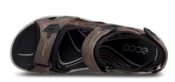 ECCO Men's Espresso/CocoaBrown/Black Yucatan Sandal 069564-56401 -Vogue Shoes 069564 56401 4