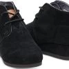 Toms Desert Wedge Black Kids Ankle Boot 10003553 2 Toms Desert Wedge Black Kids Ankle Boot 10003553 -Vogue Shoes 10003553690xlarge