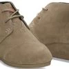 Toms Desert Wedge Taupe Suede Kids Ankle Boot 10003598 -Vogue Shoes 10003598690xlarge