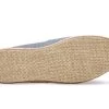 10009842 Blue Slub Chambray Womens Open Toe Espadrilles Toms Shoes -Vogue Shoes 10009842 2