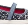 Toms Mary Jane Navy Dots Canvas Kids Casual 10010020 1 Toms Mary Jane Navy Dots Canvas Kids Casual 10010020 -Vogue Shoes 10010020 1