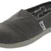 Toms Classic Slip-On Ash Grey Canvas Kids Casual 10010528-012001C13