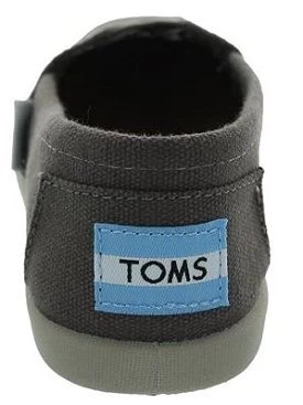 Toms Classic Slip-On Ash Grey Canvas Kids Casual 10010528-012001C13 6 Toms Classic Slip-On Ash Grey Canvas Kids Casual 10010528-012001C13 - Image 4