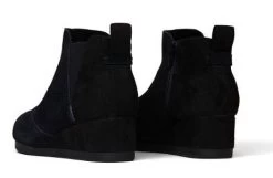 Toms Kelsey Youth Black Suede Booties 10014312 9 Toms Kelsey Youth Black Suede Booties 10014312 -Vogue Shoes 10014312 3
