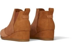 Toms Carmel Brown Suede Youth Kelsey Booties 10014332 -Vogue Shoes 10014332 2