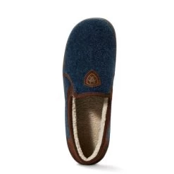 Ariat Navy Lincoln Men's Slippers AR2835-400 -Vogue Shoes 10039066 toe resized