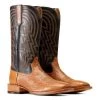 Ariat Antique Tan Smooth Quill Ostrich/Midnight Black 10046954 -Vogue Shoes 10046954 pair resized