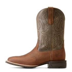 Ariat Earth Hybrid Ranchway Men's Western Boots 10046987 -Vogue Shoes 10046987 side resized