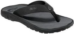 Olukai Ohana Sandal Black Mens Flip Flop 10110-4042