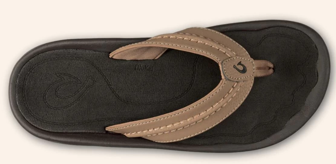 Olukai Tan Hokua Mens Comfort Sandals 10161-3434 4 Olukai Tan Hokua Mens Comfort Sandals 10161-3434 - Image 2