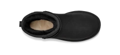 UGG Black Classic Mini II Womens Short Boots 1016222-BLK -Vogue Shoes 1016222 blk 5 resized