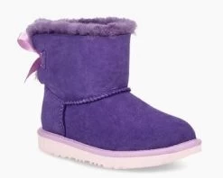 UGG Violet Bloom Girls Mini Bailey Bow II Boot 1017397K