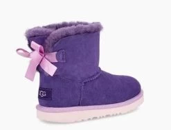 UGG Violet Bloom Girls Mini Bailey Bow II Boot 1017397K -Vogue Shoes 1017397k vblm 3