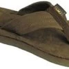 Rainbow 101LTSOO Dark Brown Leather Kids Flip Flop 101LTSOO-DRBR-C