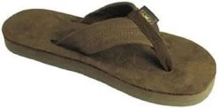 Rainbow 101LTSOO Dark Brown Leather Kids Flip Flop 101LTSOO-DRBR-C