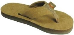 Rainbow 101LTSOO Sierra Brown Leather Kids Flip Flop 101LTSOO-SRBR-C