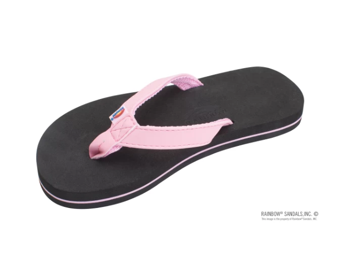 Rainbow Pink Strap Grombow Soft Rubber Top Sole Children's Sandals 101ST-PINK-BLK 6 Rainbow Pink Strap Grombow Soft Rubber Top Sole Children's Sandals 101ST-PINK-BLK - Image 4