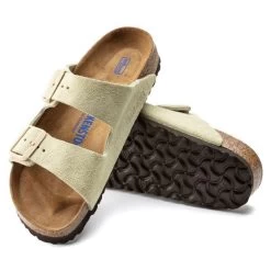 Birkenstock Almond Arizona Soft Footbed Womens Sandals 1021424