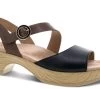 Dansko Black Tumbled Nappa Marjory Womens Comfort Slide Sandals 1022-102200 1 Dansko Black Tumbled Nappa Marjory Womens Comfort Slide Sandals 1022-102200 -Vogue Shoes 1022 102200