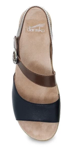 Dansko Black Tumbled Nappa Marjory Womens Comfort Slide Sandals 1022-102200 8 Dansko Black Tumbled Nappa Marjory Womens Comfort Slide Sandals 1022-102200 - Image 6