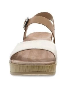 Dansko Ivory Tumbled Nappa Marjory Womens Comfort Sandals 1022-612200 -Vogue Shoes 1022 612200 2