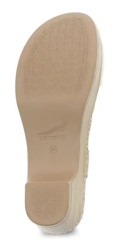 Dansko Ivory Tumbled Nappa Marjory Womens Comfort Sandals 1022-612200 -Vogue Shoes 1022 612200 5