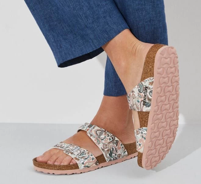 Birkenstock Paisley Light Rose Sydney Vegan Womens Comfort Sandals R1023212 6 Birkenstock Paisley Light Rose Sydney Vegan Womens Comfort Sandals R1023212 - Image 4