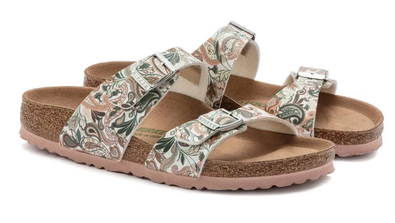 Birkenstock Paisley Light Rose Sydney Vegan Womens Comfort Sandals R1023212 4 Birkenstock Paisley Light Rose Sydney Vegan Womens Comfort Sandals R1023212 - Image 2