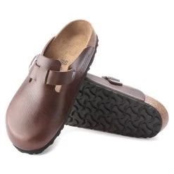 Birkenstock Vintage Wood Roast Boston Grip Men's Leather Clogs R1023449