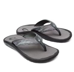 Olukai Pavement/Wai Camo Ohana Pai Mens Beach Sandals 10437-PVWQ -Vogue Shoes 10437 pvwq 2 resized