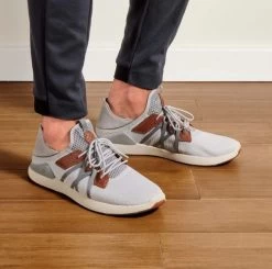 Olukai Mist Grey And Poi Mio Li Mens Athletic Shoes 10440-DW25 -Vogue Shoes 10440 dw25 5 resized