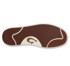 Olukai Dark Wood Laeahi Lilli Mens Leather Sneaker 10455-6363 -Vogue Shoes 10455 6363 5 resized