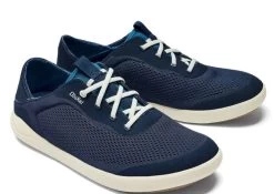 Olukai Trench Blue And Off White Moku Pae Mens No Tie Boat Shoes 10472-DE18 -Vogue Shoes 10472 de18 3 resized