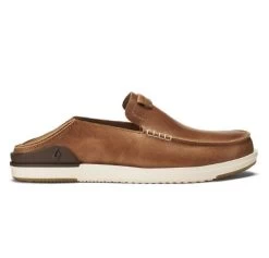 Olukai Fox Kakaha Mens Leather Slip On Loafer Shoes 10490-FXFX -Vogue Shoes 10490 fxfx 2 resized