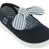 Victoria Ojala Marino Navy Strip Ribbon Mary Jane Kids Shoes 105110