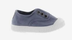 Victoria Azul Drec Canvas Elastic Plimsoll Toddler Shoes 106627 -Vogue Shoes 106627 azul 1