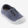 Victoria Azul Drec Canvas Elastic Plimsoll Toddler Shoes 106627 -Vogue Shoes 106627 azul 2