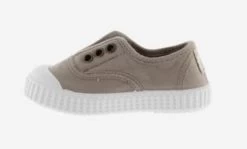 Victoria Beige Drec Canvas Elastic Plimsoll Toddler Shoes 106627 -Vogue Shoes 106627 beige 1