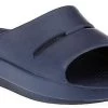 1100-NAVY OOAHH Slip-On Cushion Comfort Oofos Womens Slide Sandals -Vogue Shoes 1100 navy690xlarge