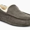 UGG Men's Charcoal Ascot Comfort Slip-On Slipper 1101110-CHRC -Vogue Shoes 1101110 chrc