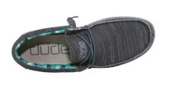 Hey Dude Charcoal Wally Sox Mens Casual Shoes 110354000 -Vogue Shoes 11035400 4