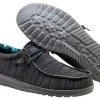 Hey Dude Charcoal Wally Sox Mens Casual Shoes 110354000 -Vogue Shoes 110354000
