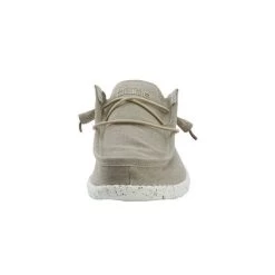 Hey Dude Beige Wally Stretch Mens Slip On Casual Shoes 110380500 -Vogue Shoes 110380500 04 resized